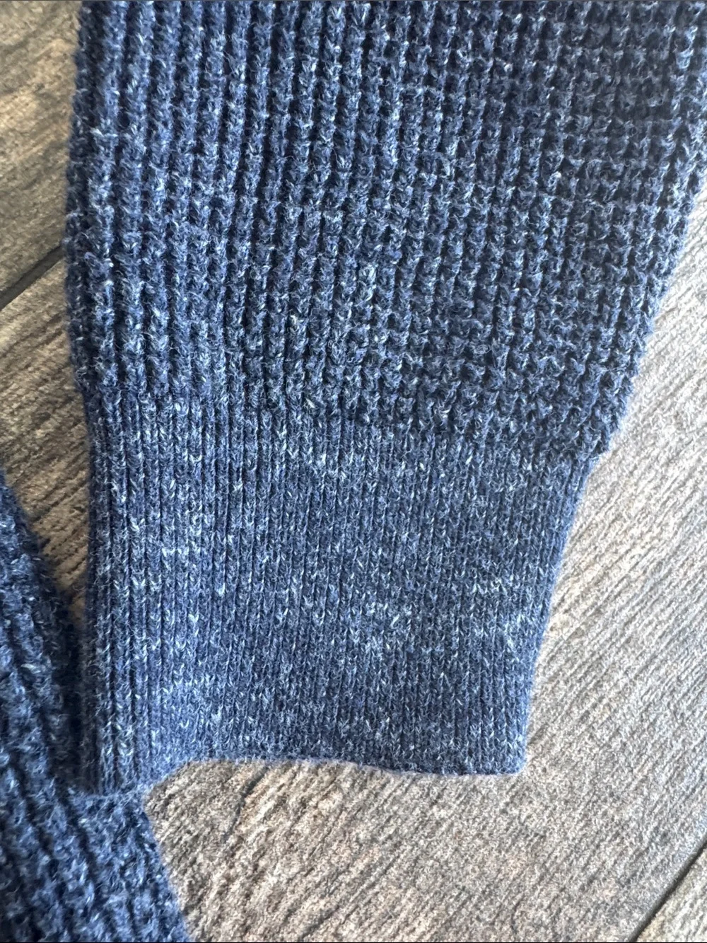 GAP Dark Navy Textured Crewneck Sweater